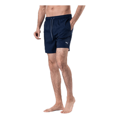 Medium Length Swim Shorts Blue