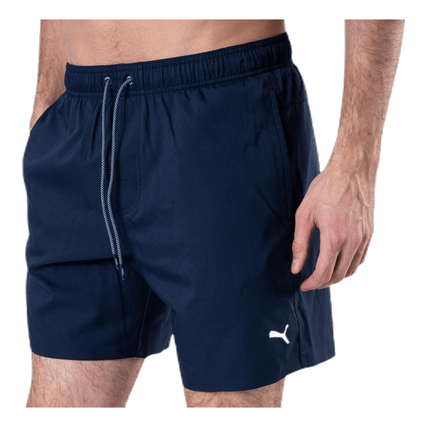 Medium Length Swim Shorts Blue