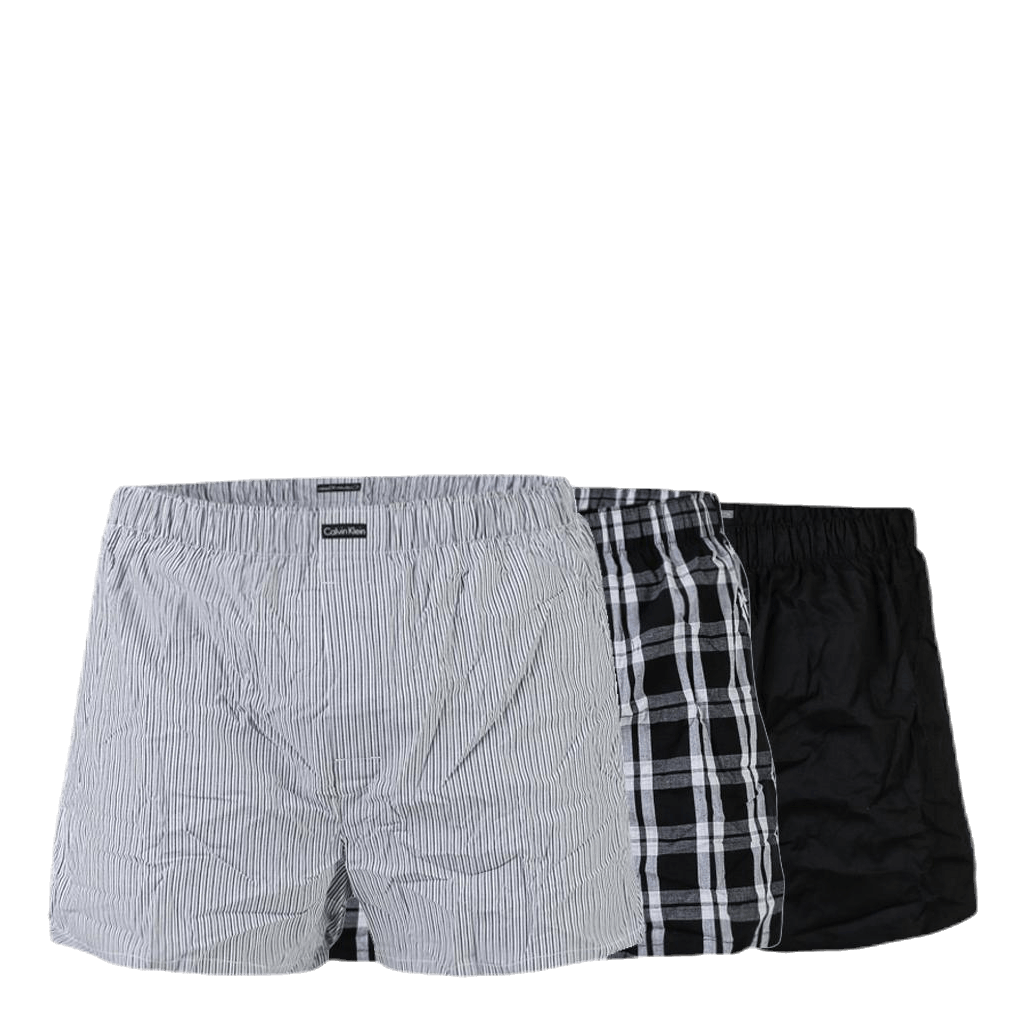 Boxer Woven 3-Pack Black