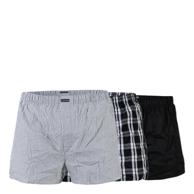 Boxer Woven 3-Pack Black