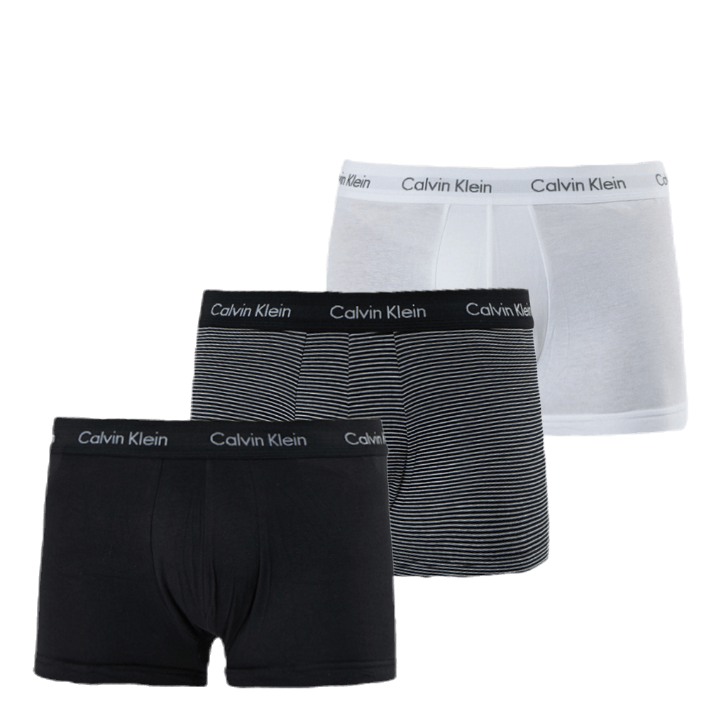 Low Rise Trunk 3-Pack White/Black