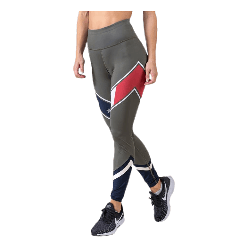 Block Legging Stars Full Length Patterned