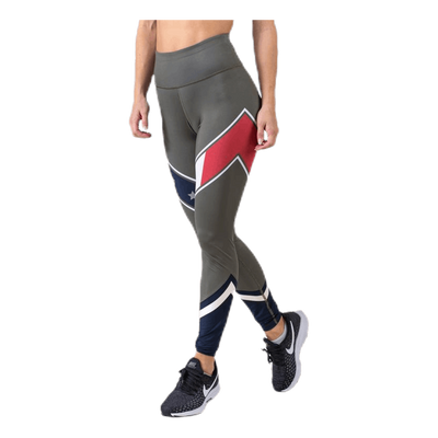 Block Legging Stars Full Length Patterned