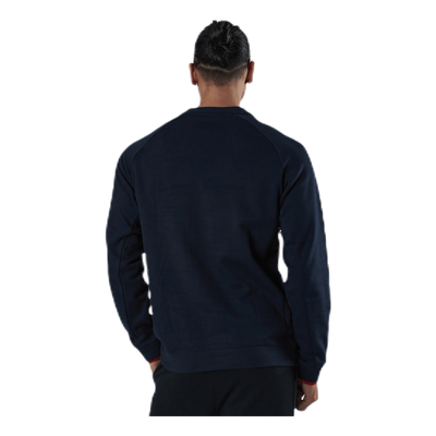 Blocked Fleece Logo Crew Blue