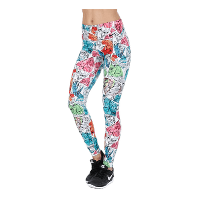 Gym Pro Power Tight Patterned/White