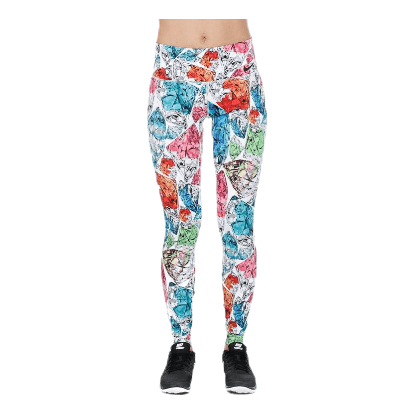 Gym Pro Power Tight Patterned/White