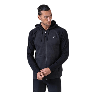 Optic Hoodie Full-Zip Black