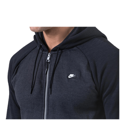 Optic Hoodie Full-Zip Black