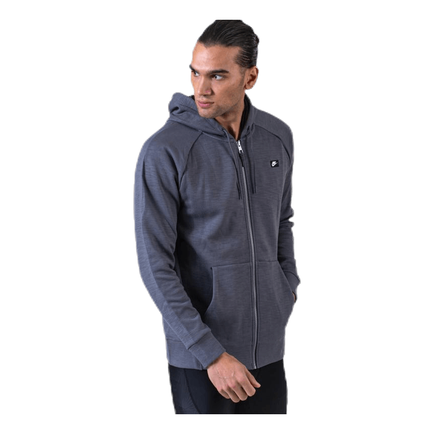 Optic Hoodie Full-Zip Grey