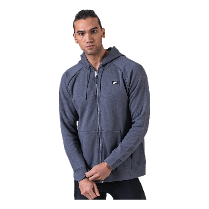 Optic Hoodie Full-Zip Grey