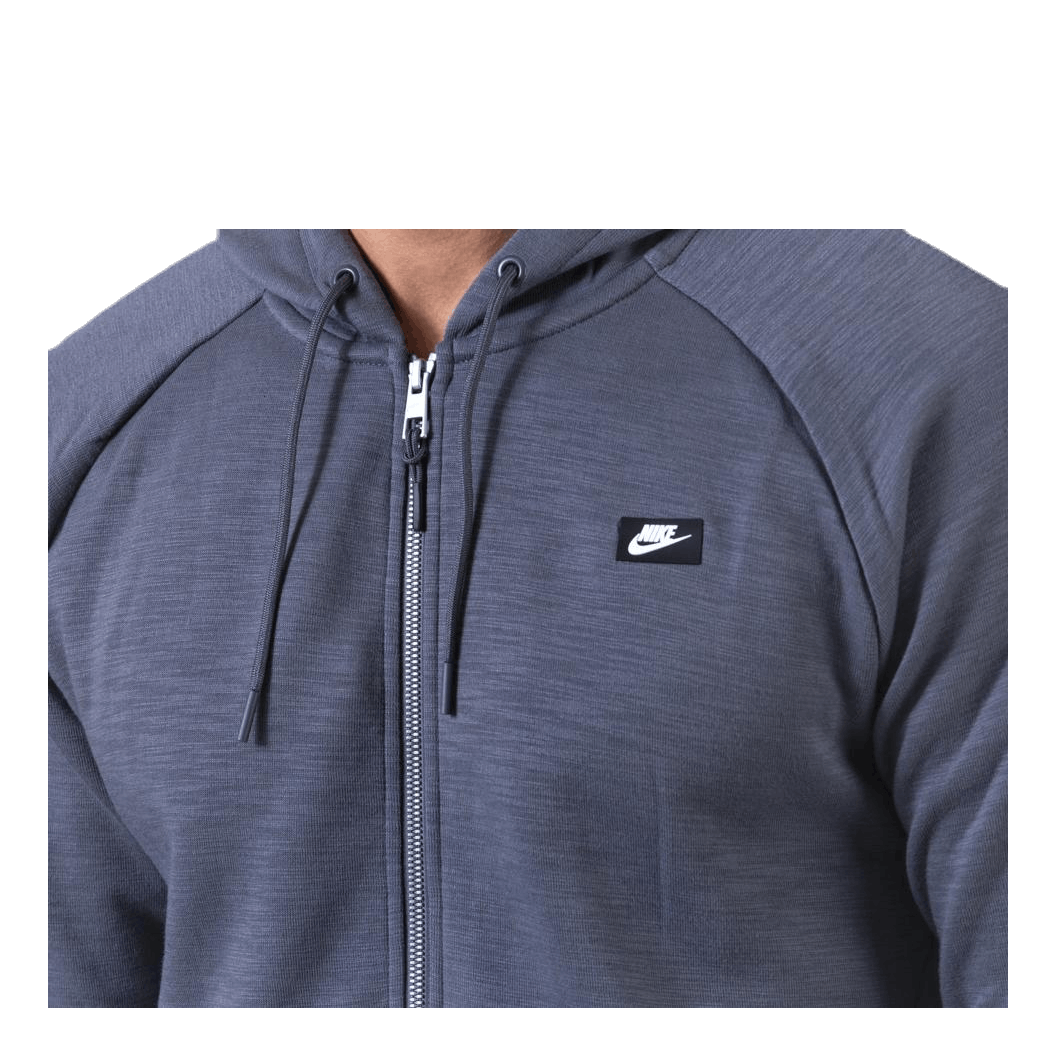 Optic Hoodie Full-Zip Grey