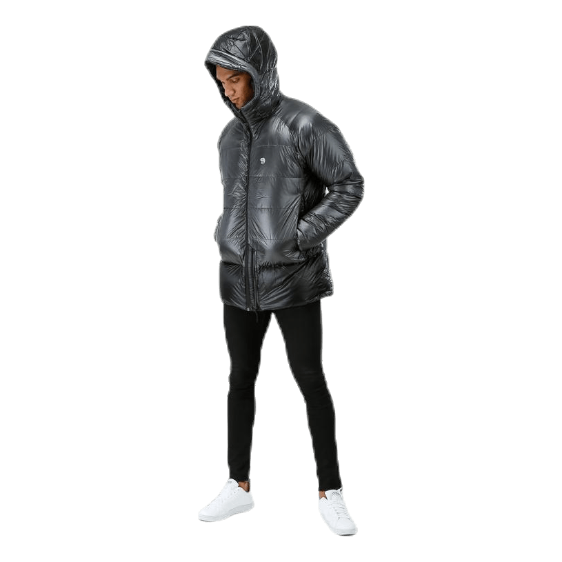 Phantom Hooded Down Jacket Grey