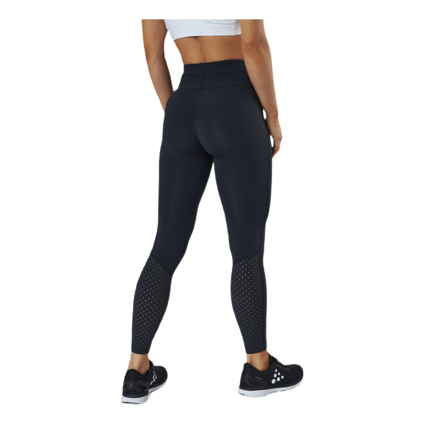 ADV Charge Perforated Tights Black