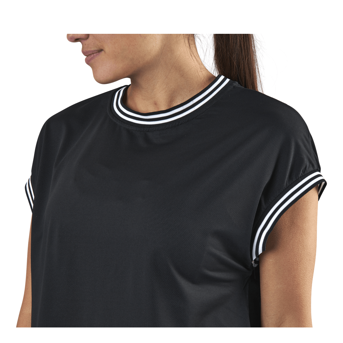 Ady SS Mesh Tee Black