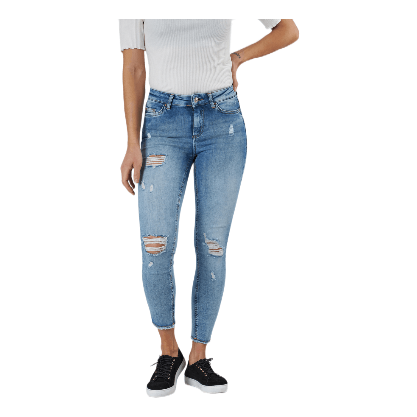 Blush Mid Denim Light Blue Denim