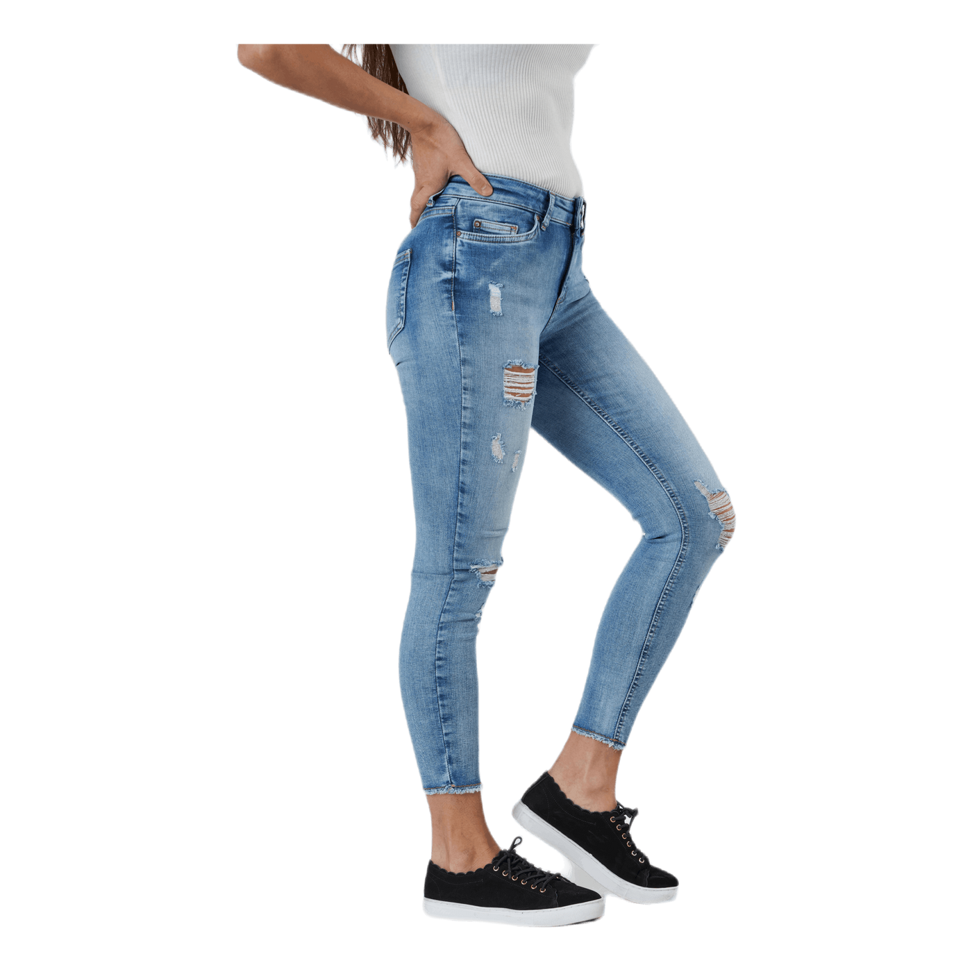 Blush Mid Denim Light Blue Denim