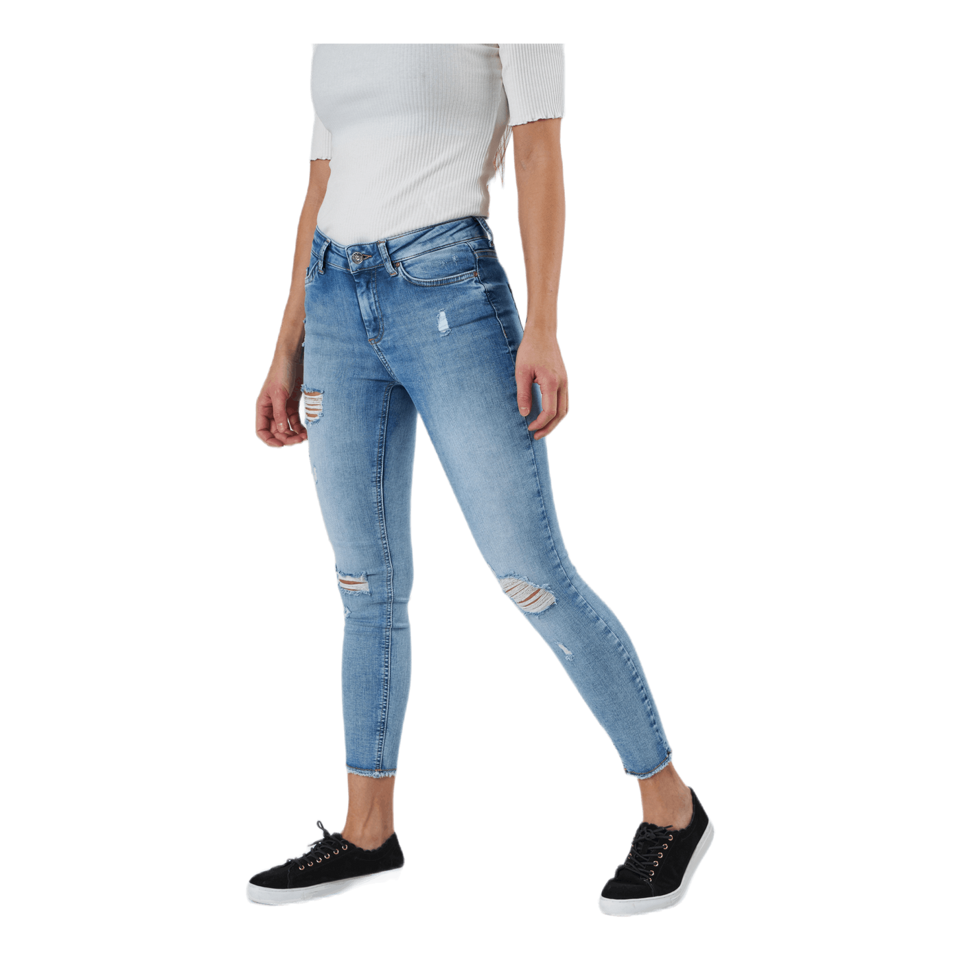 Blush Mid Denim Light Blue Denim