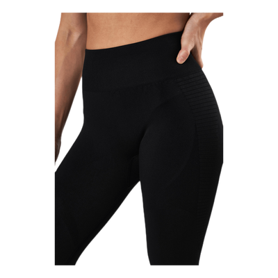 Fitness Melange Tights Black