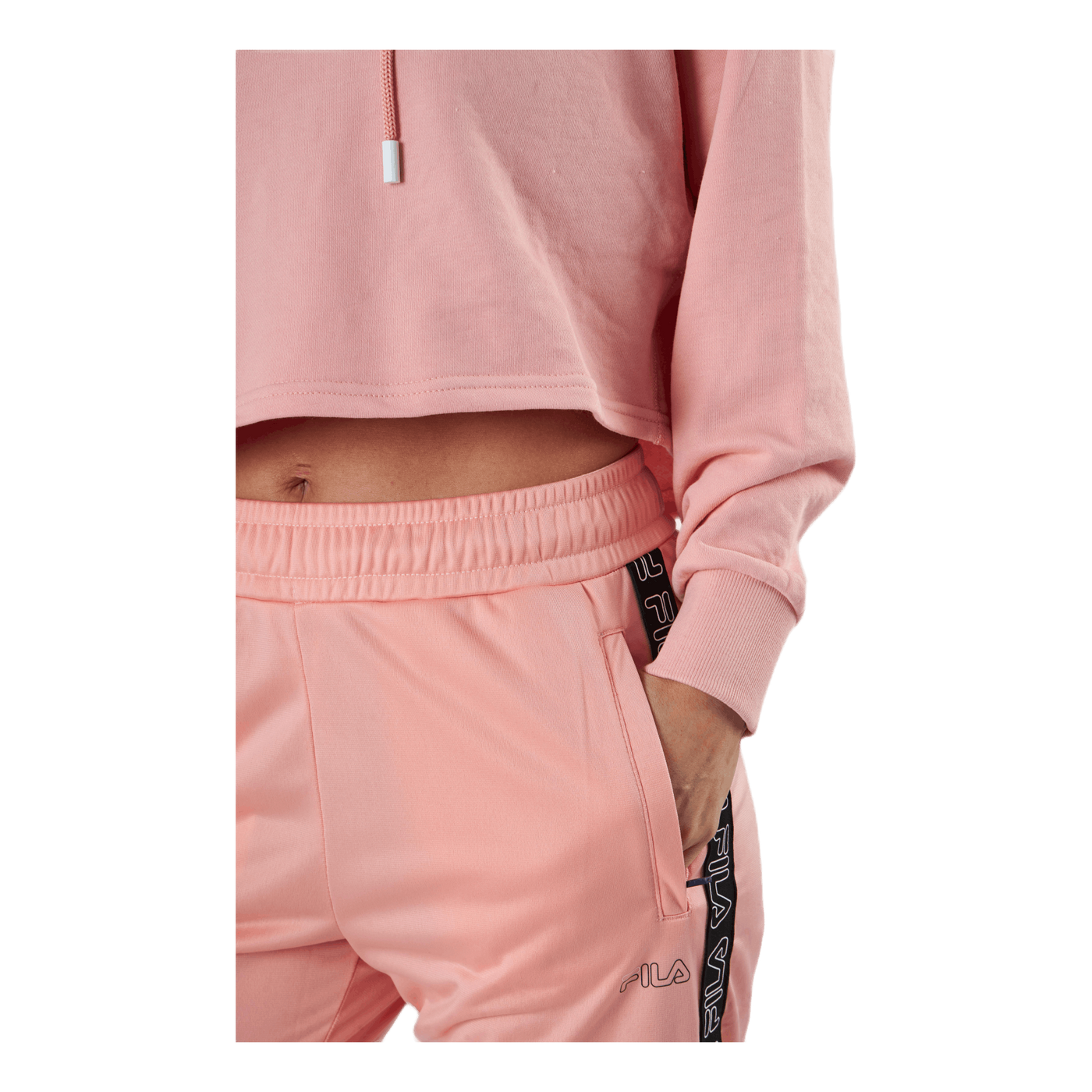 Jana Cropped Hoody Pink