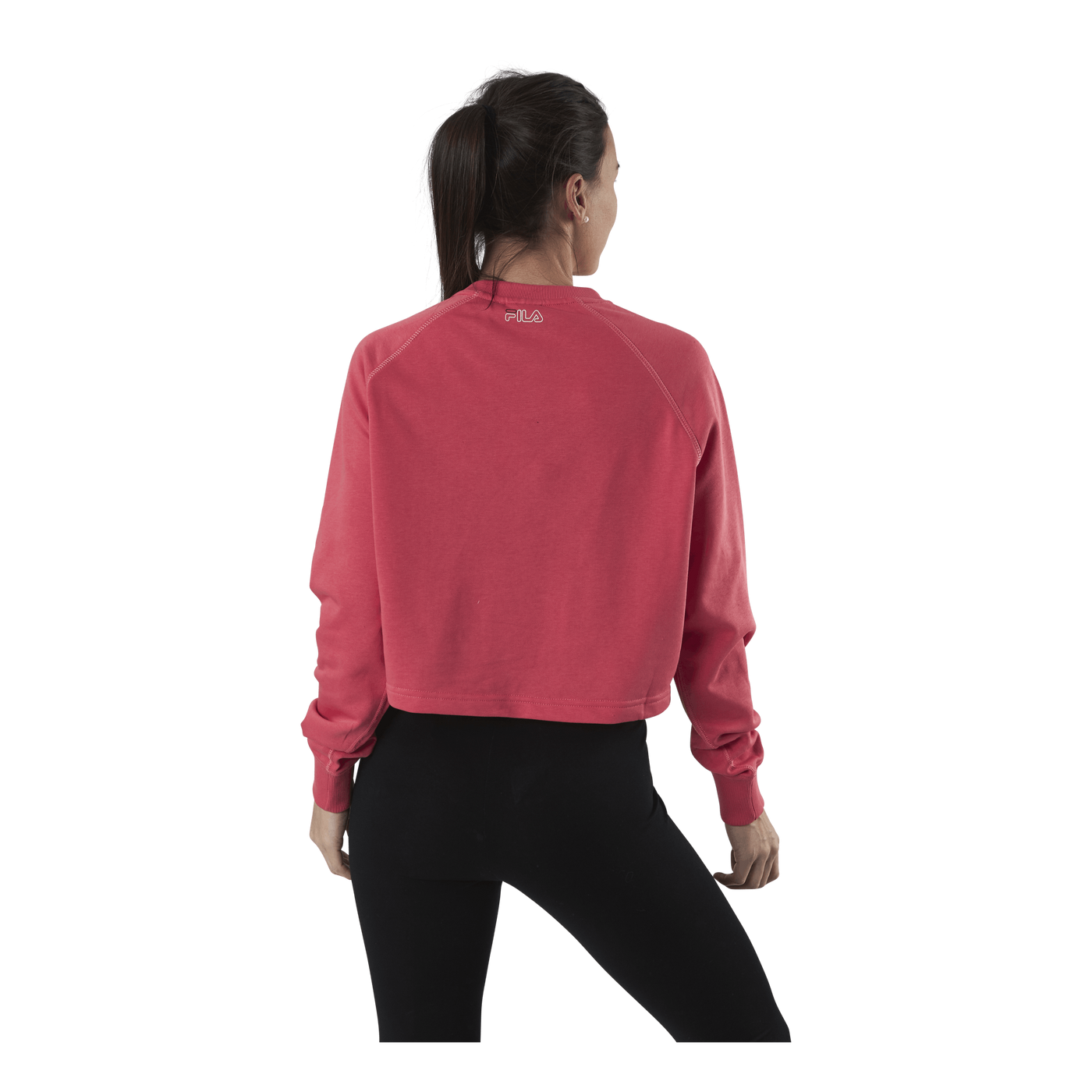 Jamina Cropped Crew Sweat Pink