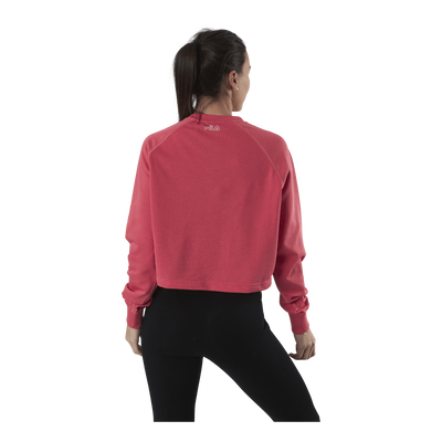 Jamina Cropped Crew Sweat Pink