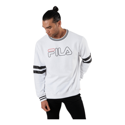 Janek Sporty Crew Sweat White