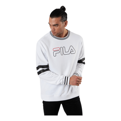 Janek Sporty Crew Sweat White