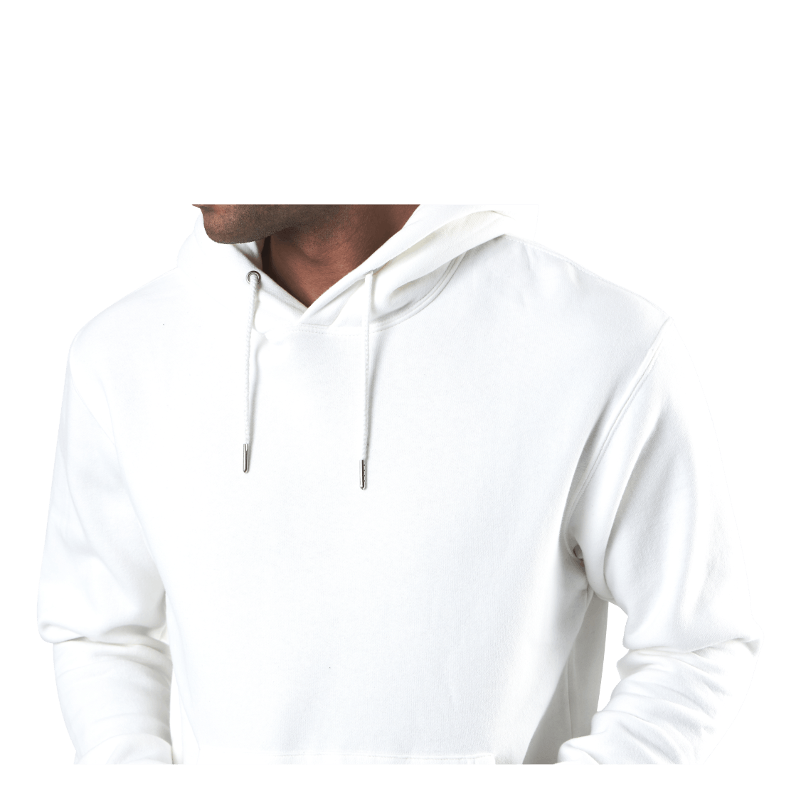 Soft Sweat Hood White