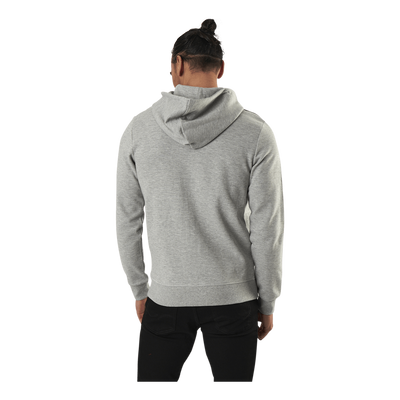 Basic Sweat Zip Hood Grey