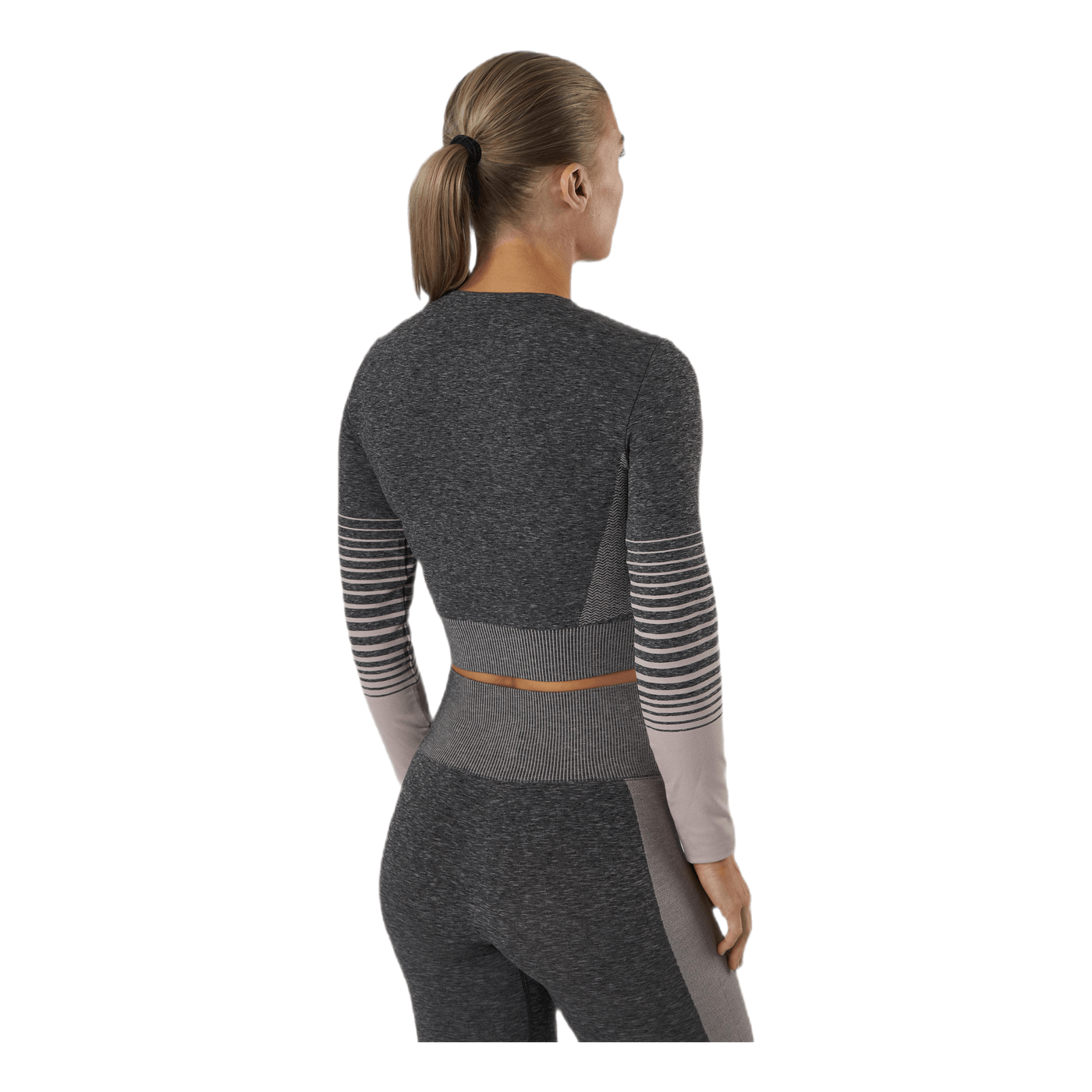 Lixy Ls Seamless Top Lounge Grey