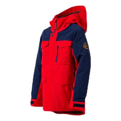 Covert Jacket Youth Blue/Red