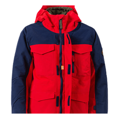 Covert Jacket Youth Blue/Red