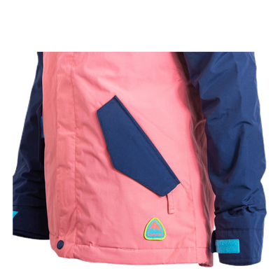 Girls Elodie Jacket Orange/Blue