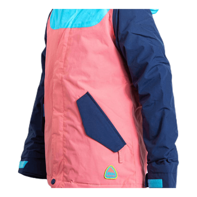 Girls Elodie Jacket Orange/Blue