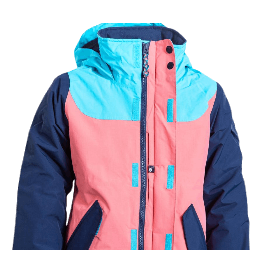 Girls Elodie Jacket Orange/Blue