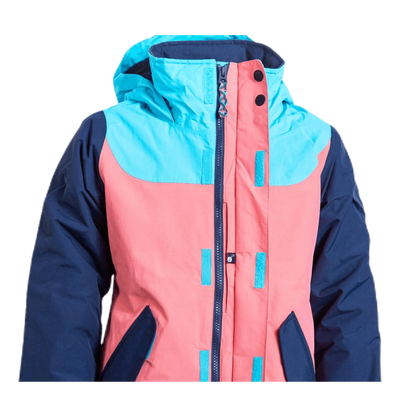 Girls Elodie Jacket Orange/Blue