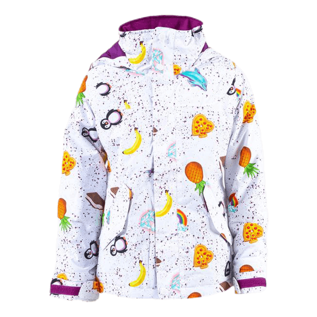 Girls Elodie Jacket Patterned/White