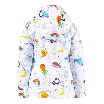 Girls Elodie Jacket Patterned/White