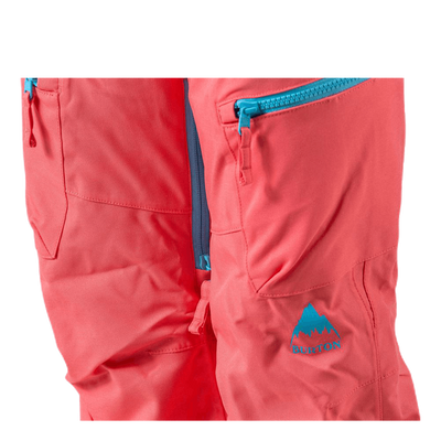 Girls Elite Cargo Pant Orange