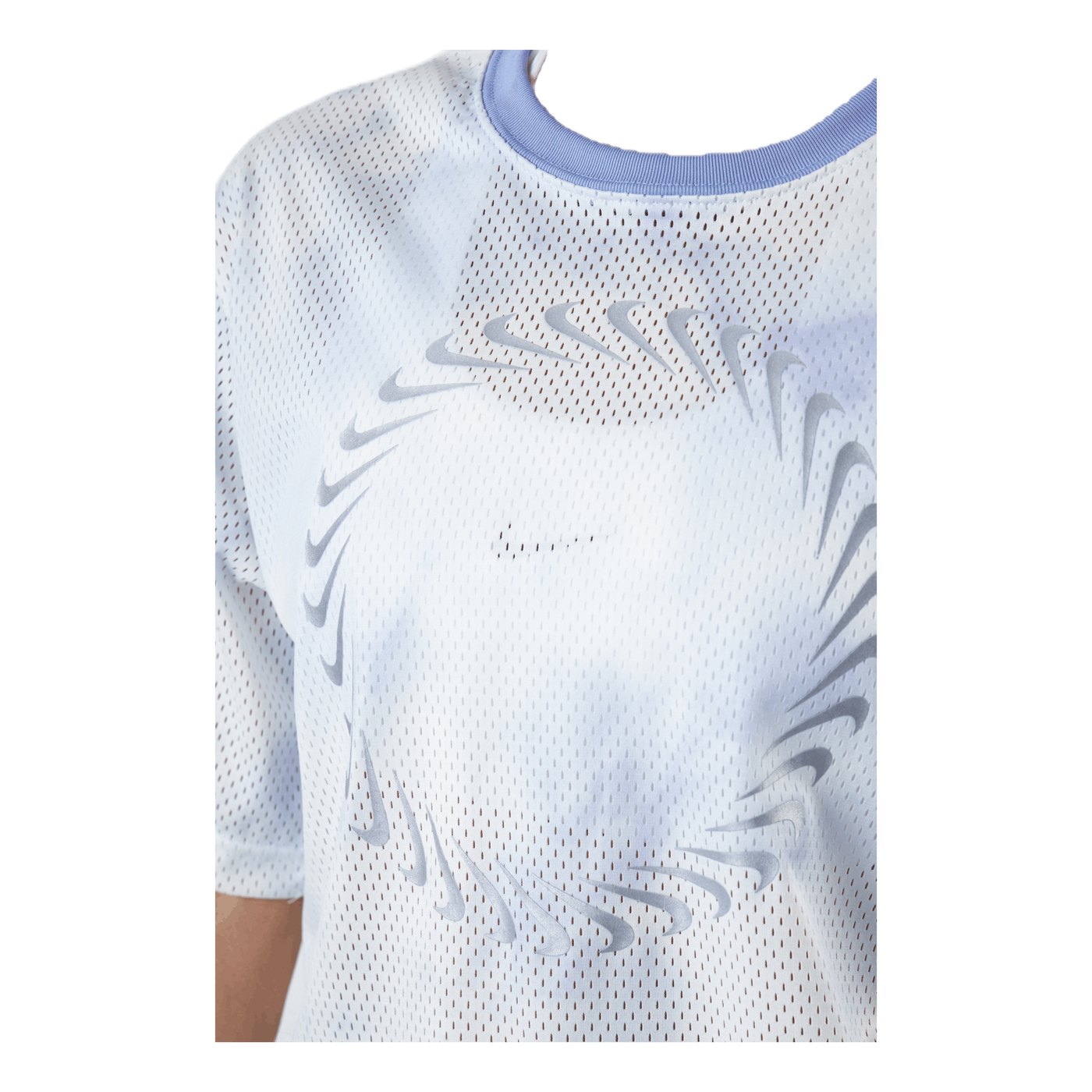 Nsw Icn Clsh Ss Top Mesh Aop White