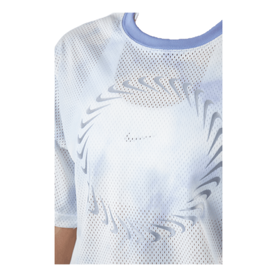 Nsw Icn Clsh Ss Top Mesh Aop White