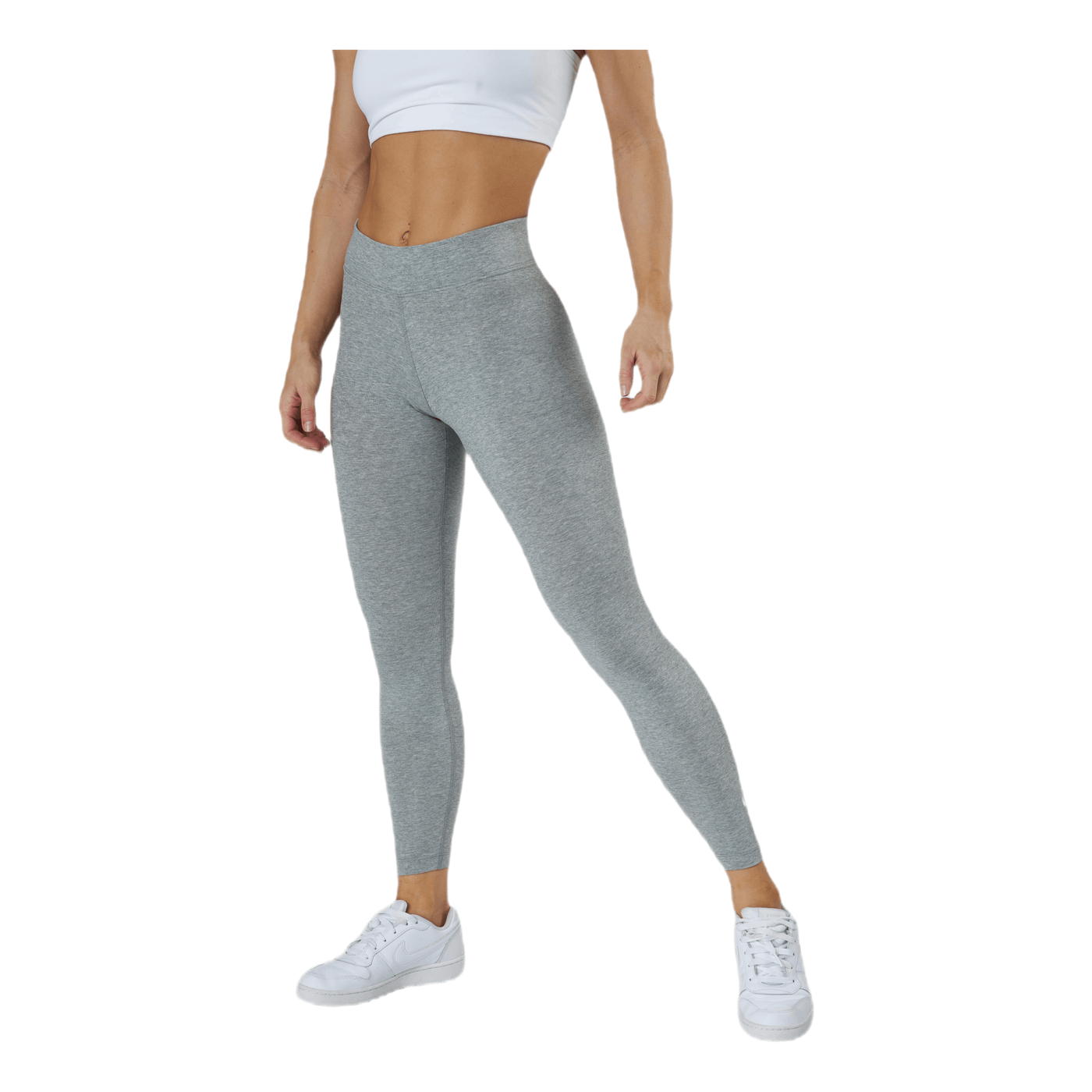 Sportswear Essential Women's 7/8 Mid-Rise Leggings DK GREY HEATHER/WHITE