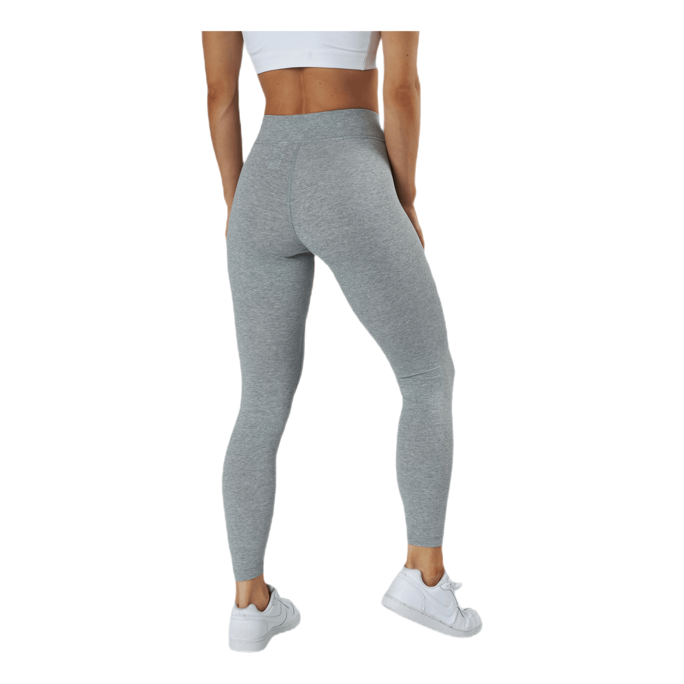 Sportswear Essential Women's 7/8 Mid-Rise Leggings DK GREY HEATHER/WHITE