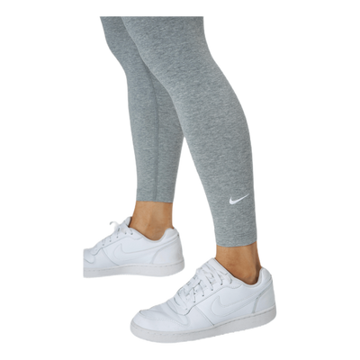 Sportswear Essential Women's 7/8 Mid-Rise Leggings DK GREY HEATHER/WHITE