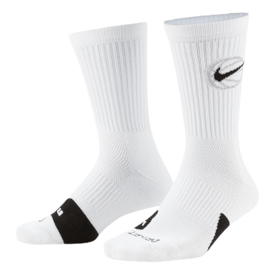 Everyday Crew Basketball Socks (3 Pair) WHITE/BLACK