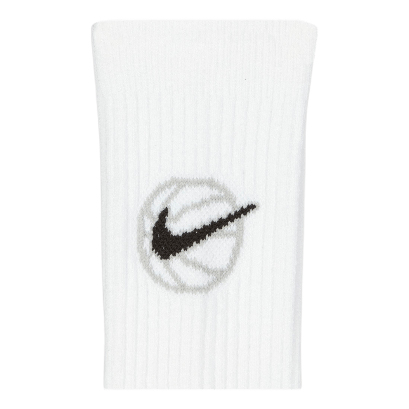 Everyday Crew Basketball Socks (3 Pair) WHITE/BLACK