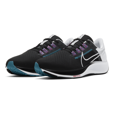 Air Zoom Pegasus 38 Mens Black/Silver