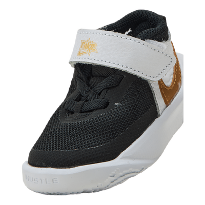 Team Hustle D 10 Baby/Toddler Shoes BLACK/METALLIC GOLD-WHITE-PHOTON DUST