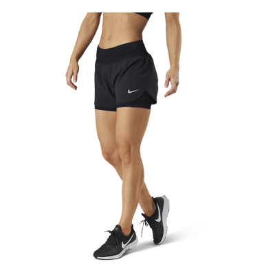 Eclipse 2-In-1 Running Shorts Black