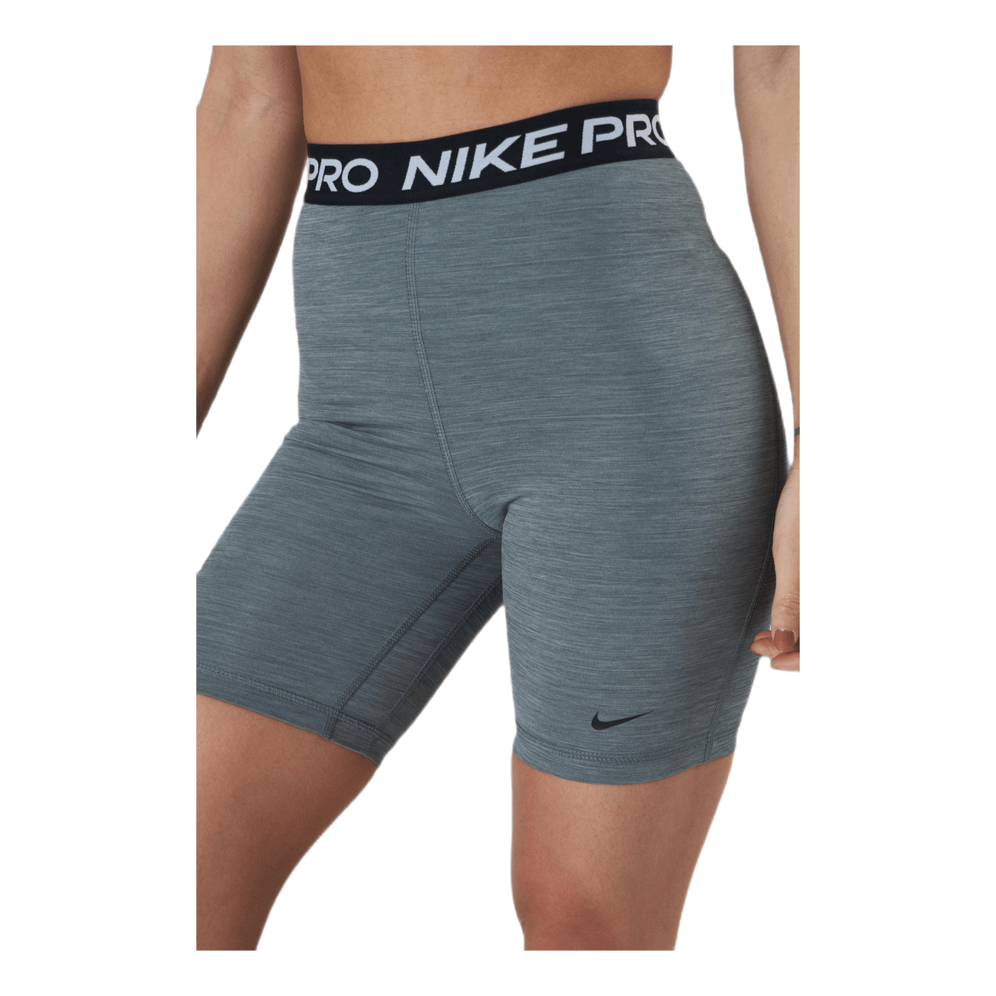 Nike Pro 365 Women's High-Rise 7" Shorts SMOKE GREY/HTR/BLACK/BLACK